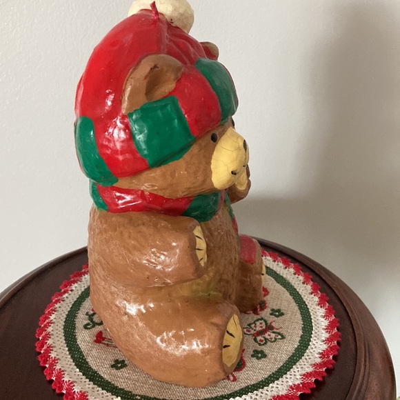 Vintage and rare holiday bear candle - Picture 5 of 6
